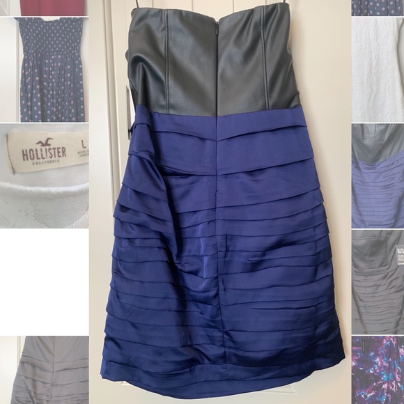 NWT Express Faux Leather Corset Mini - Picture 3 of 5